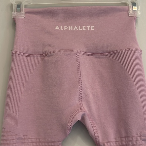 Alphalete Halo Leggings in Bloom Small Seamless Workout - Picture 5 of 11